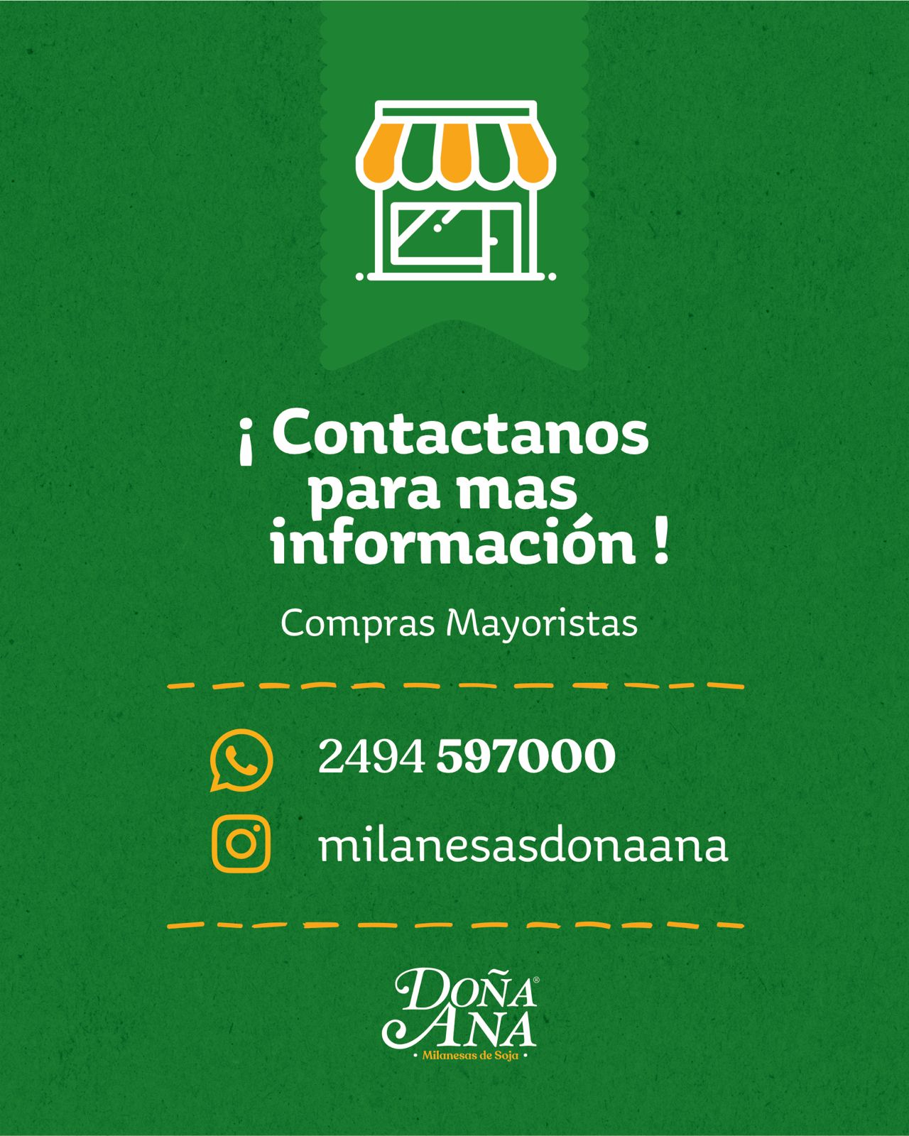 Doña Ana – Oferta especial para mercados y almacenes mayoristas